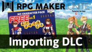 Importing DLC – RPG Maker Unite