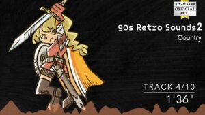 RPGツクールMZ/MV向け公式DLC「90s レトロサウンド2 カントリー」試聴PV